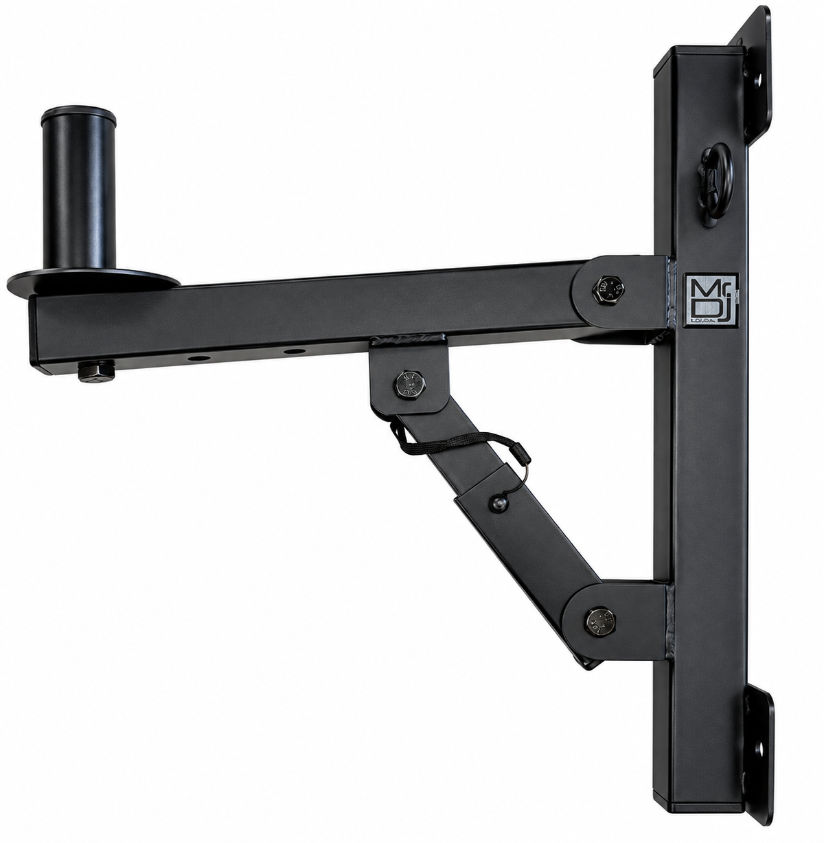 2 MR DJ WM970 PA Speakers Adjustable Wall Mount Brackets 35mm Pole Holder
