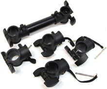 Load image into Gallery viewer, MR DJ LS500 8-Feet Mobile Portable Dj Band PRO Audio PA DJ Light Lighting Stage Fixture Truss Stand with T-Bar Trussing Stage System