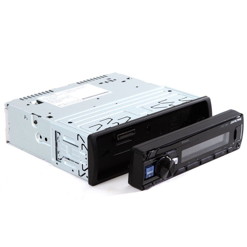 Alpine UTE-73BT RUE-4360 Remote + Two Pairs SXE-6926S 6x9" Coax Speakers