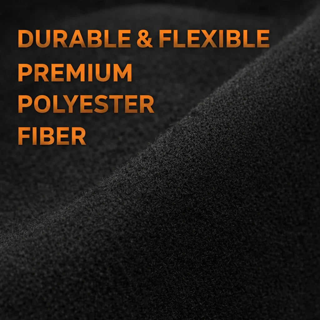 Absolute C20BK 20' Long 4' Wide Black Carpet for Speaker Sub Box Carpet