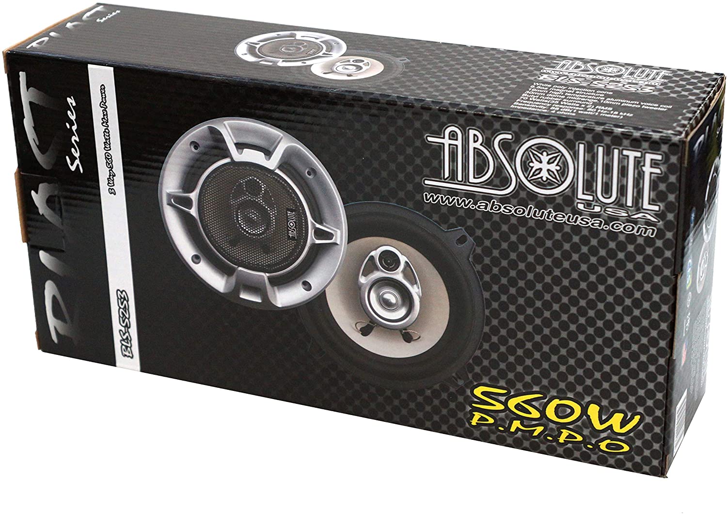 Absolute BLS-5253 Blast Series 5.25 Inches 3 Way Car/Marine/ATV/UTV Speakers 560W