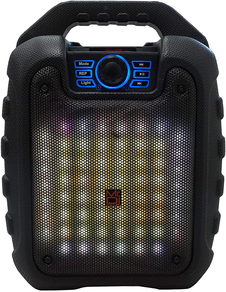 MR DJ DISCO 5.25" Portable Powerful PA Bluetooth Speaker Karaoke Machine