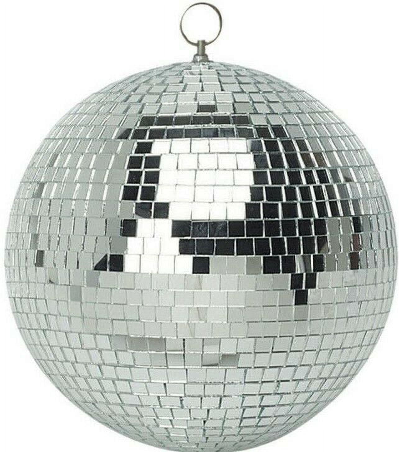 8" Mirror Balls Silver Covered with Tiny Mirrored Squares