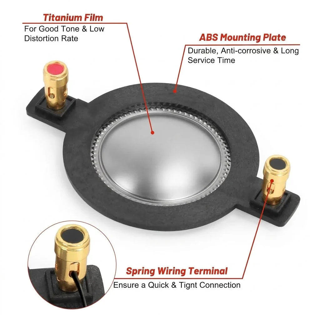 Compatiable Fit Mackie Speaker SRM450 1701-8 DC10 D-SRM450 Horn Diaphragm