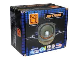 MR DJ USA HDT700B 3.5-In Titanium Bullet Tweeter w/ 10 Ounce Ferrite Magnet Black