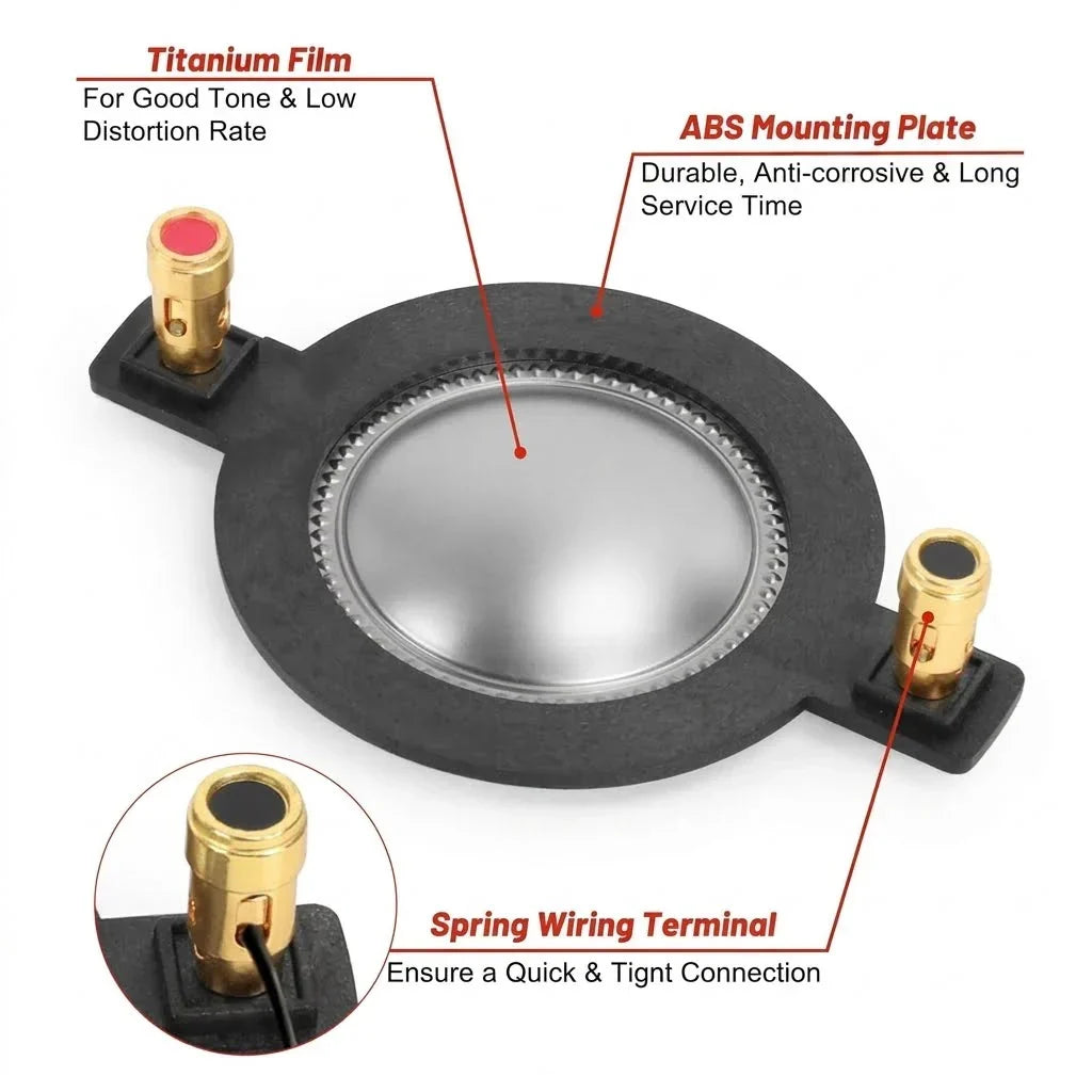 Compatiable Fit Mackie Speaker SRM450 1701-8 DC10 D-SRM450 Compression Driver Diaphragm