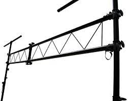 MR DJ LS560 lighting truss package featuring dual tripod stands and adjustable height for professional lighting setups.