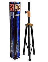 Load image into Gallery viewer, 2 Mr Dj Heavy Duty Deluxe Pro Audio Tripod DJ PA Speaker Stands Extend to 7 feet