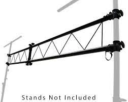 MR DJ LSBS10 Pro Audio DJ Light Lighting Portable Truss 10 Foot I Beam Section Add to Speaker stands or Extension