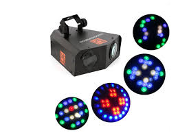 MR DJ DOUBLESHOOTER 2 Eyes DMX512 Stage Lighting 102 LED Lights Party DJ Disco KTV Show 4CH
