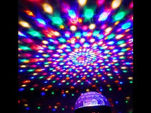 Load image into Gallery viewer, MR DJ PARTYDOME LED Crystal Magic Ball DJ Strobe Light 6 LED 6 Colors Sound Activated DMX512