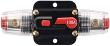 Load image into Gallery viewer, 2 Absolute ICB100 100 Amp Circuit Breaker 4/8 AWG Inline Manual Reset Fuse Holder