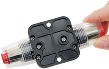 Load image into Gallery viewer, Absolute ICB200 200 Amp Circuit Breaker 4/8 AWG Inline Manual Reset Fuse Holder