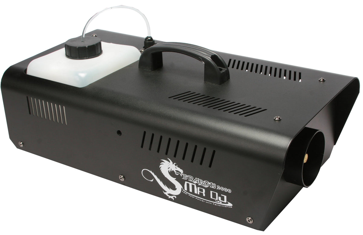 MR DJ DRAGON2000 2000W fog smoke machine with wire & wireless remote & fog fluid