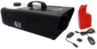 MR DJ DRAGON2500 2500W fog smoke machine with remote control and fog fluid for quick heat-up thick fog.