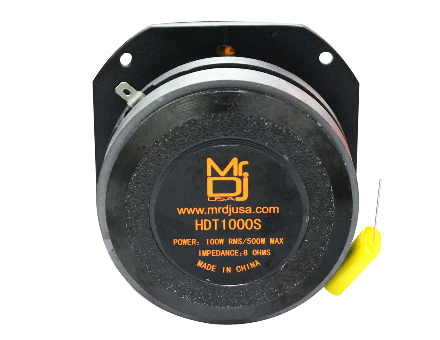 2 MR DJ HDT1000S 4" Titanium Horn Bullet High Compression Tweeter Car Van ATV UTV Marine Boat Motorcycle Motorsports Competition