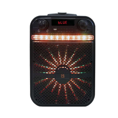 2 Mr Dj ART 12" Bluetooth Portable Speaker Bluetooth Rechargeable App Control