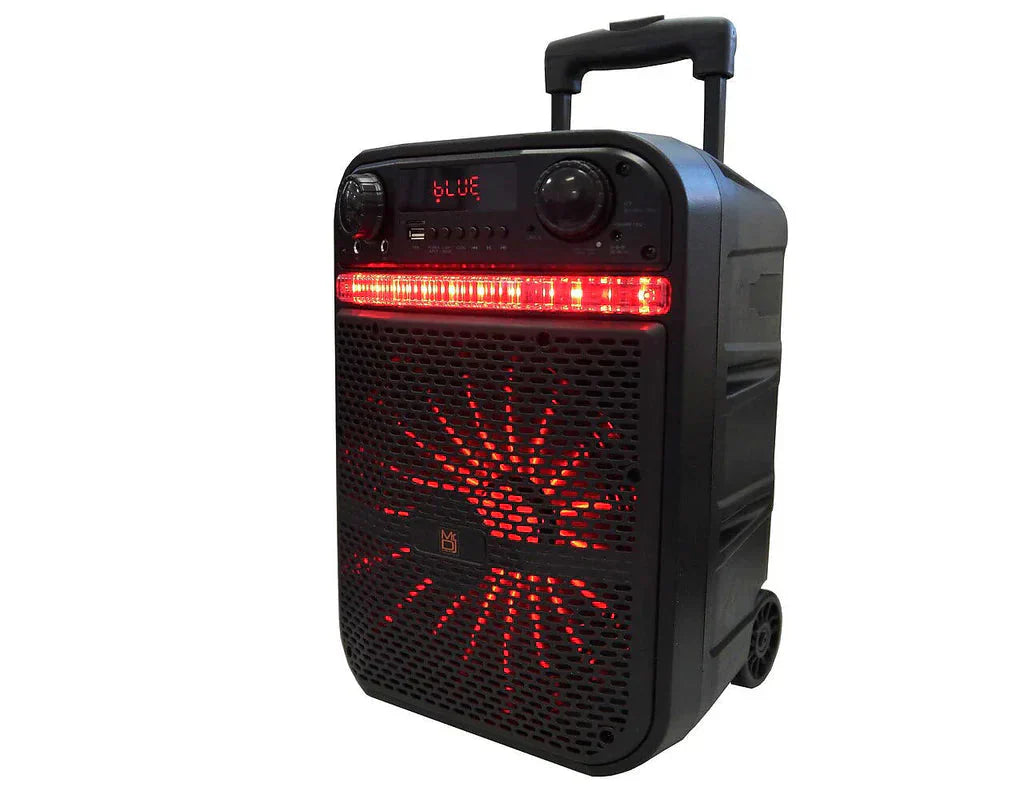 2 MR DJ ACE 15" Portable Speaker with Bluetooth/Rechargeable Battery