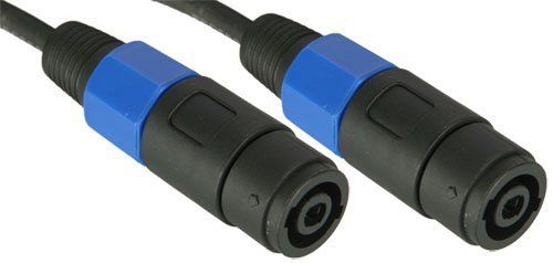MR DJ CSFSF12 12 Feet PRO PA DJ Speakon Female to Speakon Female Speaker Cable