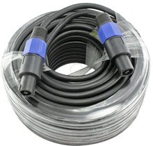 Load image into Gallery viewer, MR DJ CSMSM100 100' PRO PA DJ Speakon Male to Speakon Male Speaker Cable
