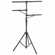 Load image into Gallery viewer, MR DJ LS-360 Heavy-Duty Portable DJ Light Stand w/ Two Fixture Arms &amp; T-Bar