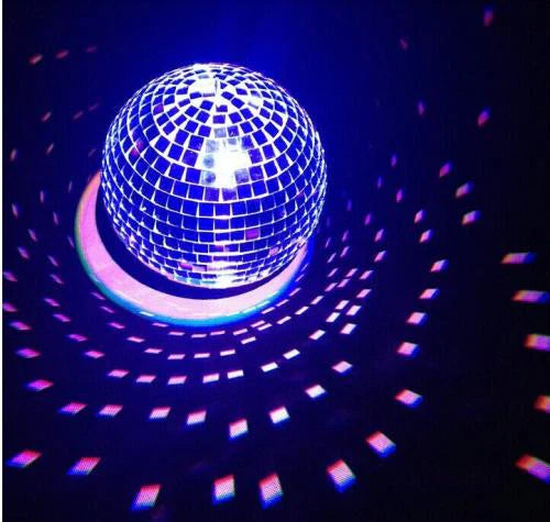MR DJ MB24 24" mirror ball covered in 1/4-inch mirrored glass + Motor