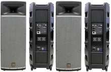 Load image into Gallery viewer, 2 MR DJ PRO215BT PA DJ Dual 15" Full-Range Powered/Active Multipurpose Loudspeaker