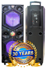 Load image into Gallery viewer, MR DJ VEGAS Double 15&quot; Bluetooth Speaker &lt;br/&gt;Professional Dual 15” 3-Way Full-Range Powered/Active DJ PA Multipurpose Live Sound Bluetooth Loudspeaker