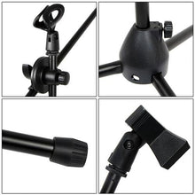 Load image into Gallery viewer, MR DJ MS800 Universal Heavy-Duty Tripod Microphone Stand with Mic Holder Clips