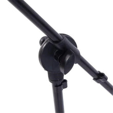 Load image into Gallery viewer, MR DJ MS700PKG 2 Microphone Stands Adjustable Boom Stage or Instrument with Mic Holder Clips &amp; Carry Bag &amp; 2 25&#39; Cable