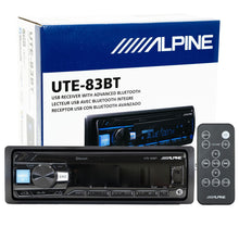 Load image into Gallery viewer, ALPINE UTE-83BT Digital Media Advanced Bluetooth Car Receiver w/AUX/USB+Remote
