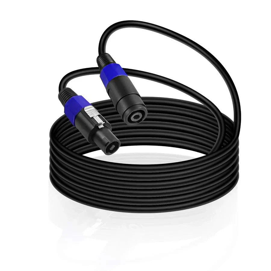 MR DJ CSMSF30 30 Feet PRO PA DJ Speakon Male to Speakon Female Speaker Cable