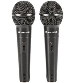 Peavey PVi 100 (2 Pack) Dynamic Cardioid Microphone XLR Input