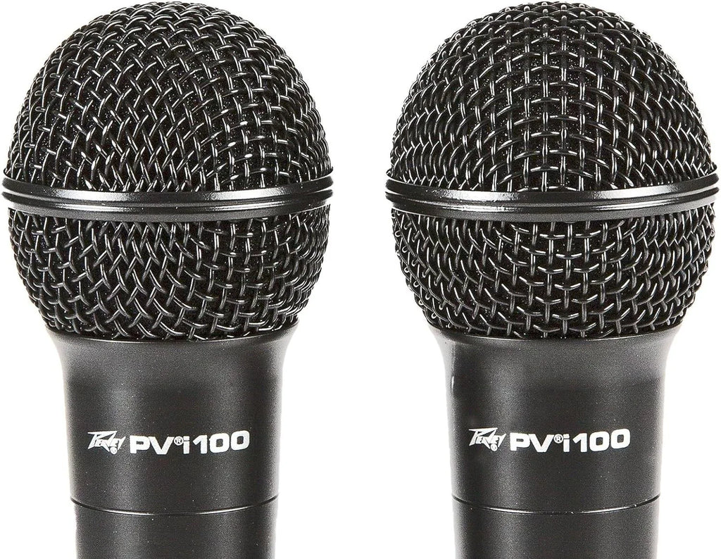 Peavey PVi 100 (2 Pack) Dynamic Cardioid Microphone XLR Input