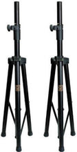 Load image into Gallery viewer, 2 MR DJ SS300B Speaker Stand with Road Carrying Bag Universal Black Heavy Duty Folding Tripod PRO PA DJ Home On Stage Speaker Stand Mount Holder with Road Carrying Bag