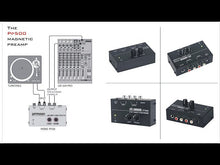 Load image into Gallery viewer, MR DJ PP500 Phono Turntable Preamp Input /TRS Output Stereo Knob Control Mini Record Player Preamplifier