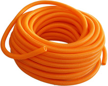 Load image into Gallery viewer, Absolute SLT14OR 100' 1/4" 6.35mm Orange Split Wire Loom Conduit Tubing Sleeve Tube