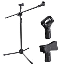Load image into Gallery viewer, 10 MR DJ MS500 Universal Heavy Duty Telescoping Microphone Mic Boom Stand, Tripod