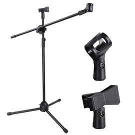 10 MR DJ MS500 Heavy Duty Telescoping Microphone Mic Boom Stand Tripod