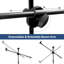 Load image into Gallery viewer, 10 MR DJ MS500 Universal Heavy Duty Telescoping Microphone Mic Boom Stand, Tripod