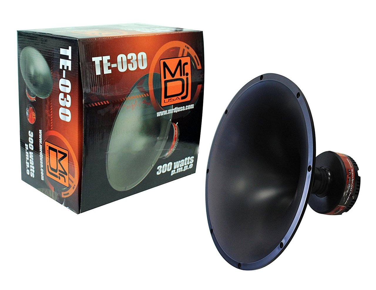 MR DJ TE-030 12" 300W Piezo Compression Horn Tweeters Driver PA DJ Speakers