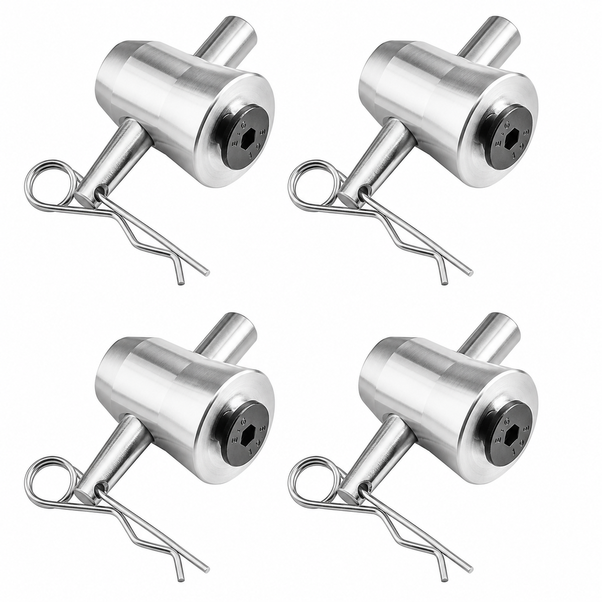 MR DJ DTPCC20 4 Pack Universal Half Conical Connector Pack for Truss Base Plates