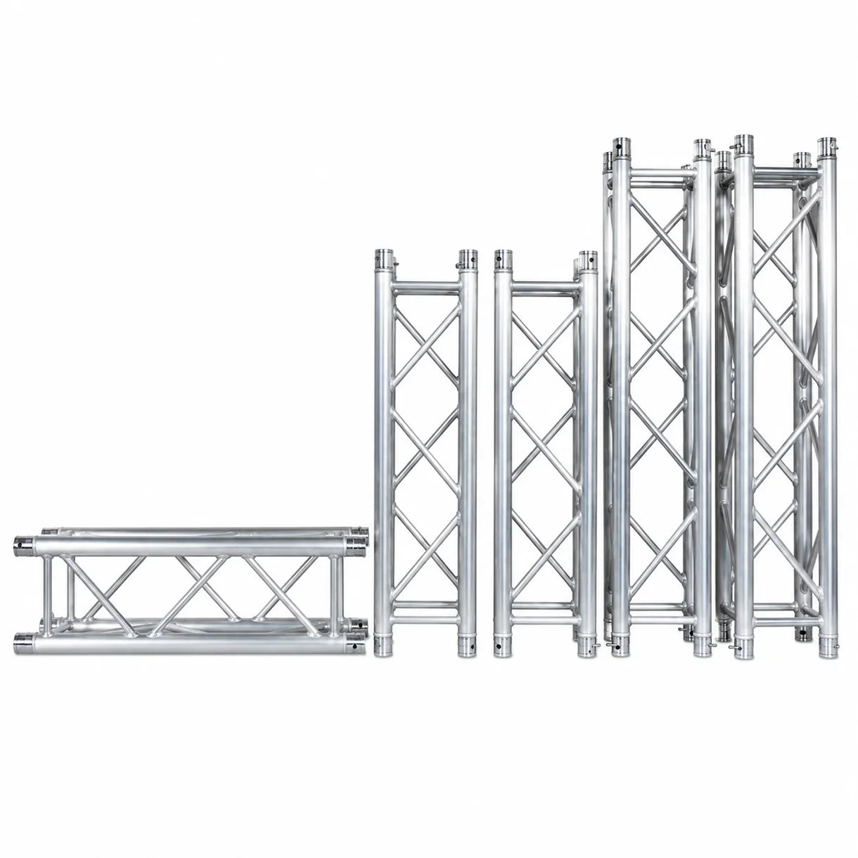 MR DJ DTSQ820 8.20' x 12" Universal Straight Square Tubing Box Aluminum Lighting Trussing Segment for Pro Lighting