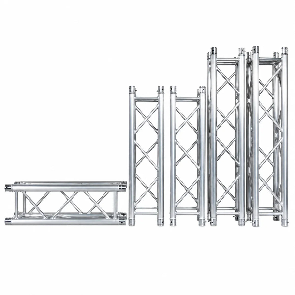 MR TRUSS TSQ410 4.10' x 12" Universal Straight Square Tubing Box Aluminum Lighting Trussing Segment for Pro Lighting