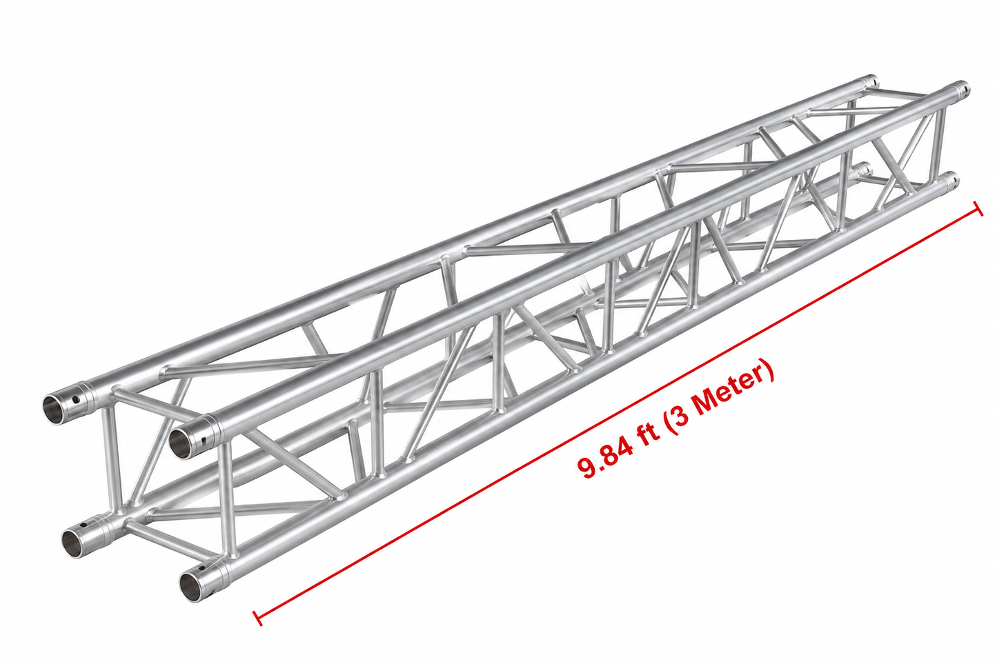 MR DJ MDTSQ984 9.84FT (3 Meter) Universal 12" Square Aluminum Box Truss Segment