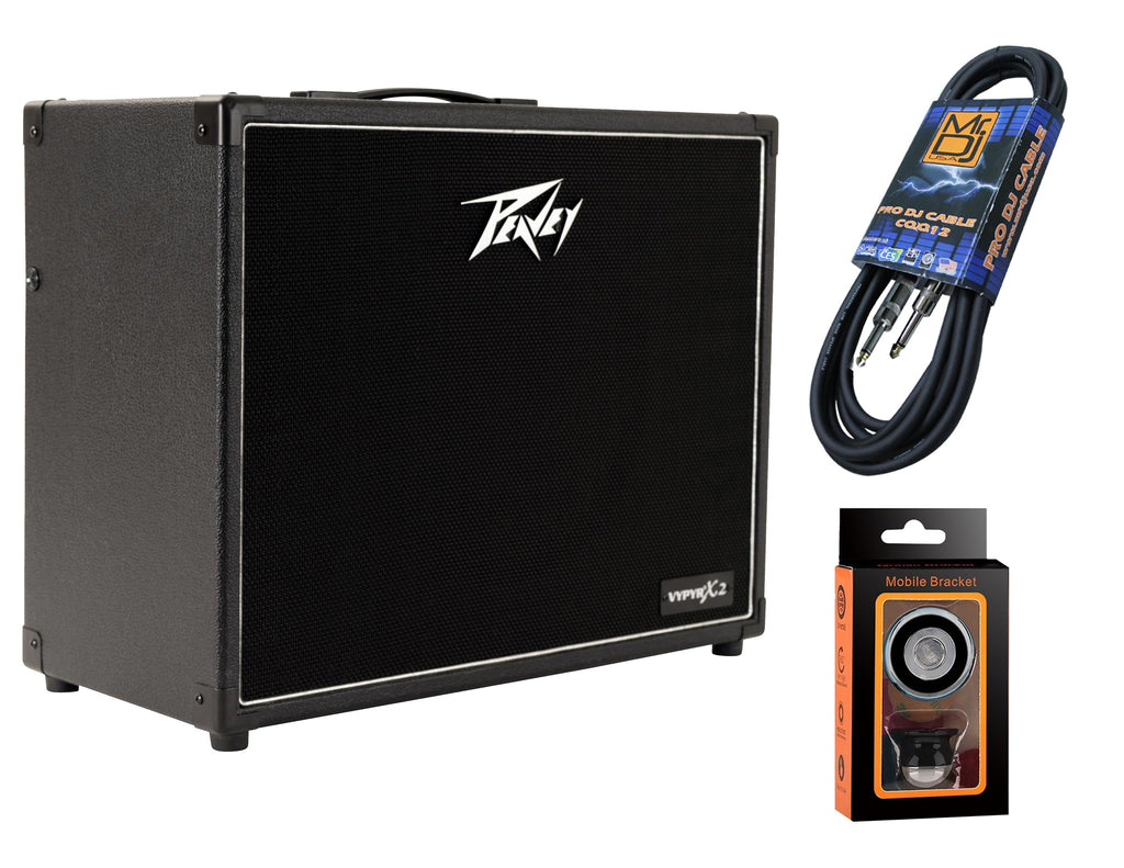Peavey  VYPYR X2 Guitar Modeling Amp+ MR DJ Instrument Cable + Phone Holder