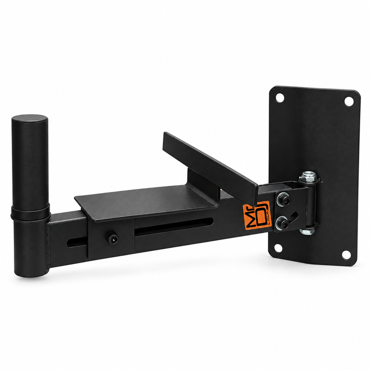 MR DJ USA WM650 Universal Adjustable Wall-Mount PA Speaker Bracket with Stabilizer