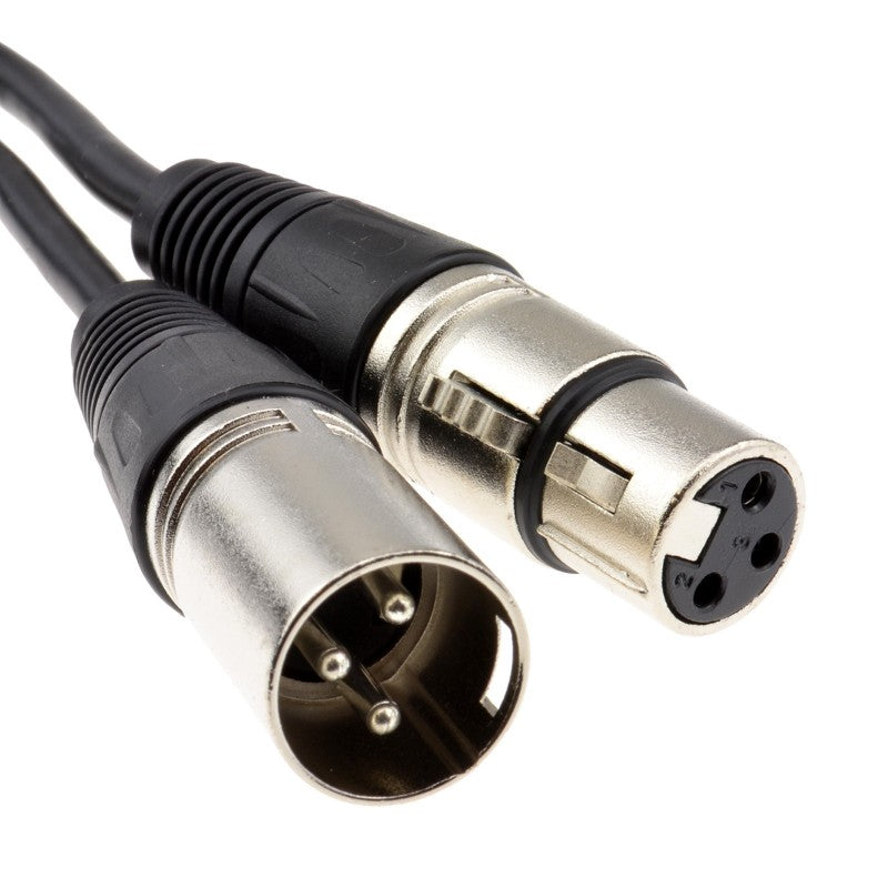 2 MR DJ CXMXF30 30' XLR Male to XLR Female Microphone Balanced Instrumental Dj XLR Interconnect Cable