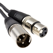 Load image into Gallery viewer, MR DJ CXMXF3 3' XLR Male to XLR Female Microphone Balanced Instrumental Dj XLR Interconnect Cable
