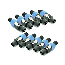Load image into Gallery viewer, Mr. Dj SPMH10 10 pcs Speakon Male Head Connector Allows for Speaker Cables